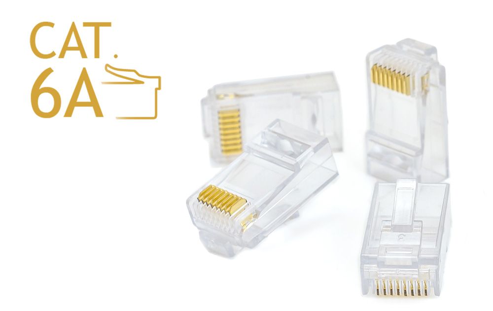C6A Unshielded - RJ45 Plug for Cat 6A UTP Cable
